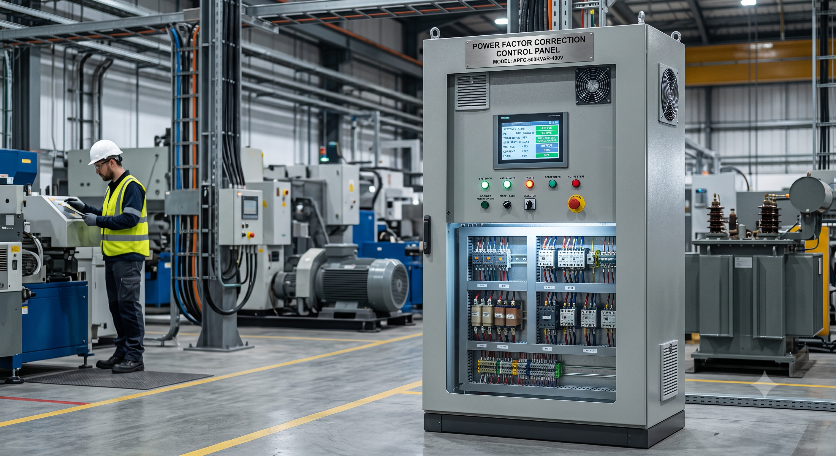 Power Factor Correction Control Panel